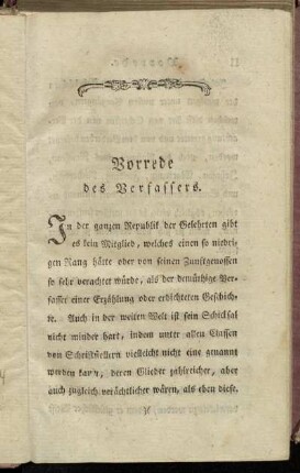 Vorrede des Verfassers.