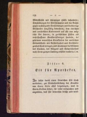 Ziffer 4. Eid für Apotheker