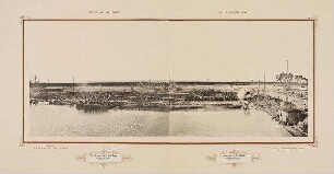 Nord-Ostsee-Kanal - Bauarbeiten Schleuse Brunsbüttel (1891)