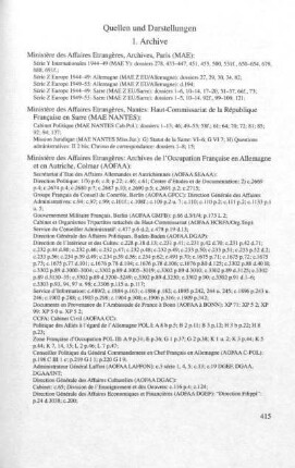 Quellen und Darstellungen