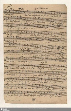 Stimmensatz [Schreiber: Opitz, J. S.; u.a.]