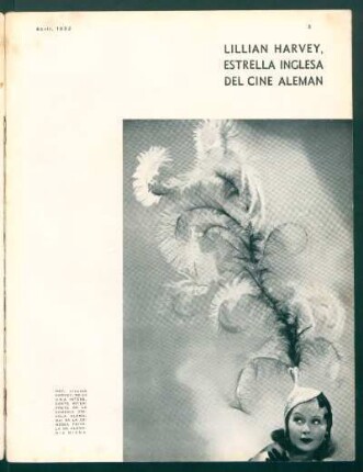 Lillian Harvey, estrella inglesa del cine alemán