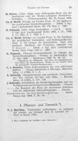 4. Pflanzen- und Tierreich.