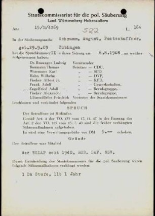 Schramm, August