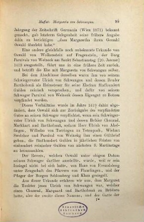 Ueber Margareta von Schwangau