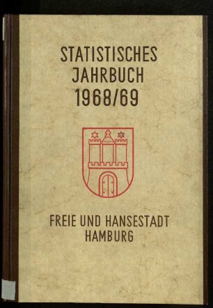 1968/69: Statistisches Jahrbuch