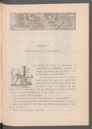 Capítulo X - Sor Caridad y Panalito