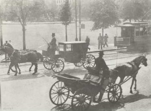 Leipzig: Augustusplatz : Leipzig, Straßenbahn, Augustusplatz