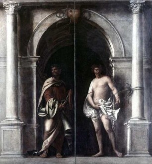 Die Heiligen Bartholomäus und Sebastian
