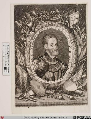 Bildnis Karl V., römisch-deutscher Kaiser (reg. 1519-56)