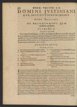 De Obligationibus Quae ex delicto nascuntur. Titulus I.