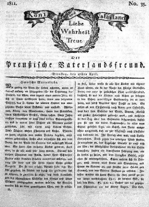 No. 35., vom 27sten April