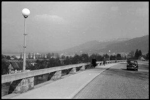 Bregenz: Römerstraße mit Blick über die Stadt