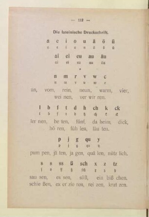 Die lateinische Druckschrift