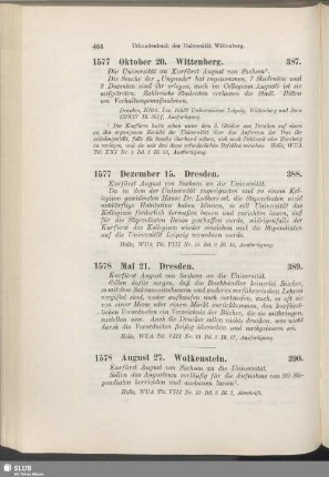 387. 1577, Oktober 20. Wittenberg