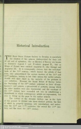 Historical Introduction