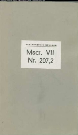 Materialsammlung zum Bistum Paderborn (Grothues)