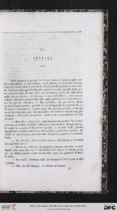 XL. Lettere