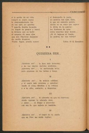 Quisiera ser...
