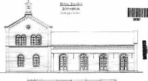 Bronnbach (Tauber): Empfangsgebäude Bahnansicht