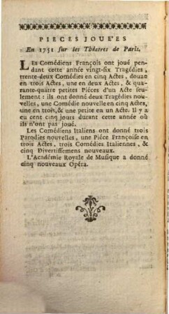 Almanach historique et chronologique de tous les spectacels (de Paris)