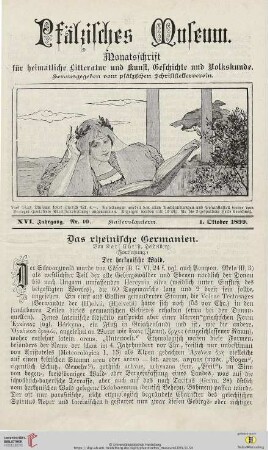 Nr. 10 (1. Oktober 1899)