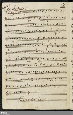 255. Sinfonia aus La giardiniera brillante / Sarti, G.