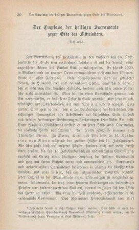 30-45 Der Empfang der heiligen Sacramente gegen Ende des Mittelalters : Schluß