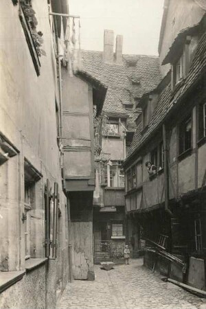 Haus des Humanisten Willibald Pirkheimer : Hof des Hauses des Humanisten Willibald Pirkheimer an der Westseite des Hauptmarktes