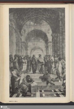 Mittleres Drittel der »Schule von Athen«