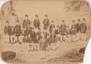 Neusser Grenadierkorps, Gruppenbild um 1880