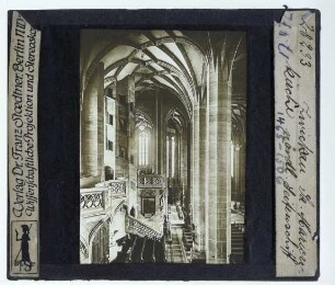 Zwickau, Marienkirche : Innenansicht, N-Seitenschiff, Blick nach O