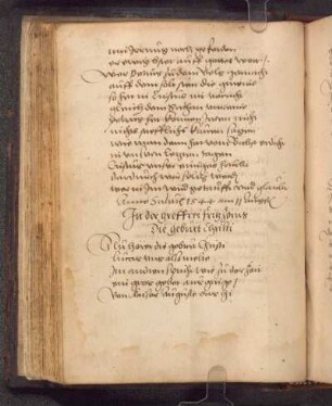 Die gepurt Cristi (1541); RSM 2S/514b