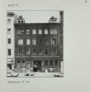 Fotografie: Waldemarstr. 31, um 1981