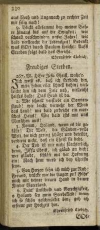 Freudiges Sterben