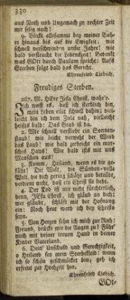 Freudiges Sterben