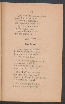 Un beso