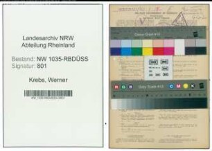 Entnazifizierung Werner Krebs , geb. 05.11.1914 (Steiger)