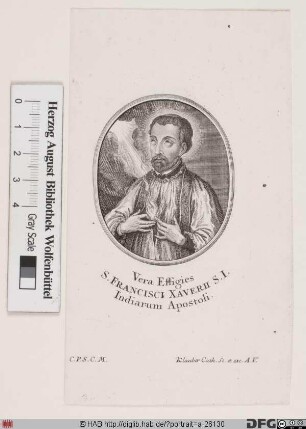 Bildnis hl. Franz Xaver (eig. Francisco de Jassu y Javier)
