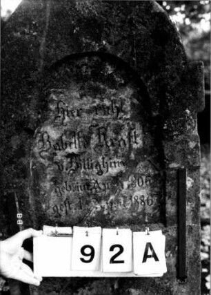 Grabstein 92A