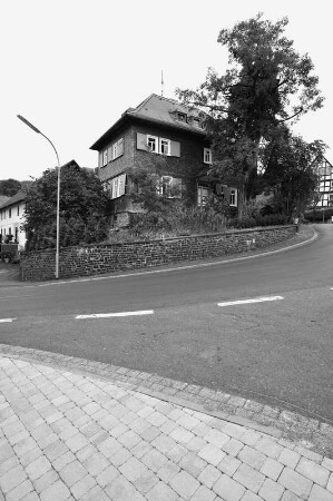 Ehem. Pfarr- und Lehrerwohnhaus (Fachwerkhaus); Schotten, Röderstraße 16