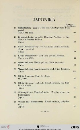 Japonika (Nr. 47-77)