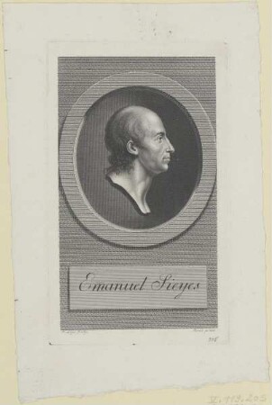 Bildnis des Emmanuel-Joseph Sieyès