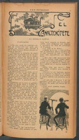 El anacronópete : PBT novelesco