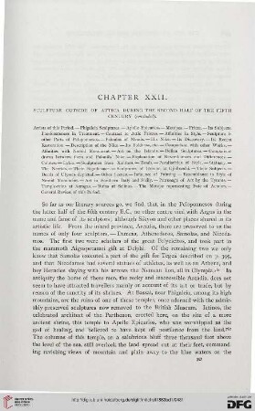 Chapter XXII: Sculpture outside of Attica during the second half of the fifth century (concluded)