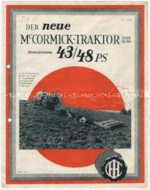 Traktoren der Firma Mc. Cormick