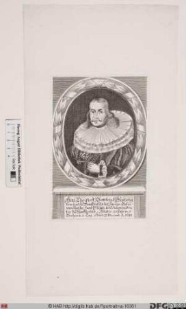 Bildnis Christoph Gottfried Pfinzing (von Henfenfeld)