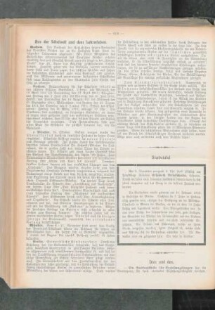 Sterbetafel : [Elisabeth Brinkschulte] ; [Nekrolog]