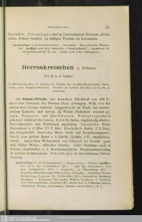 Herrnskretschen in Böhmen