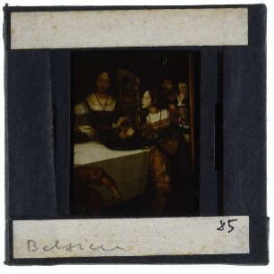 unidentifziertes Gemälde mit Herodes und Salome